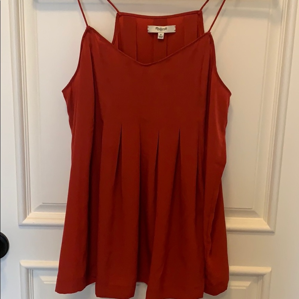 Madewell lightly worn red top